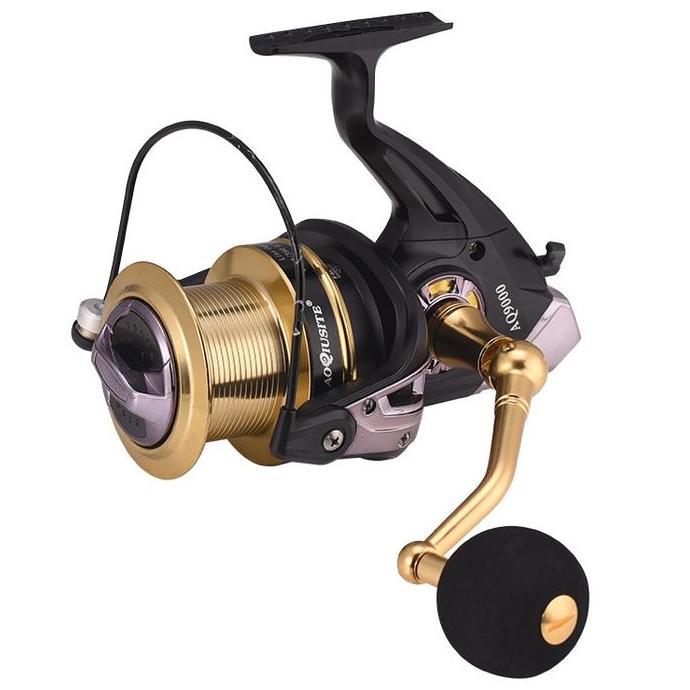 AoQiusite Reel Jumbo Besar 8000 10000 12000 surf pasiran laut