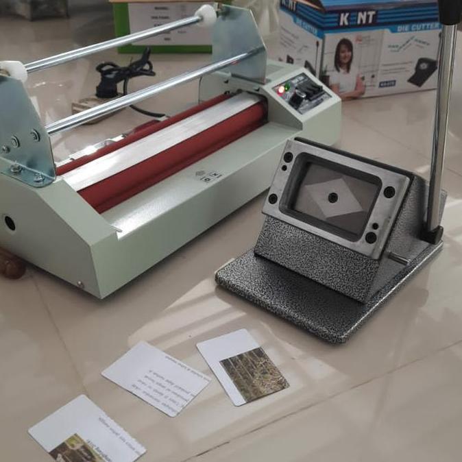 New Mesin Plong Pemotong Pembolong Punch Id Card Name Card Pvc Die Cutter
