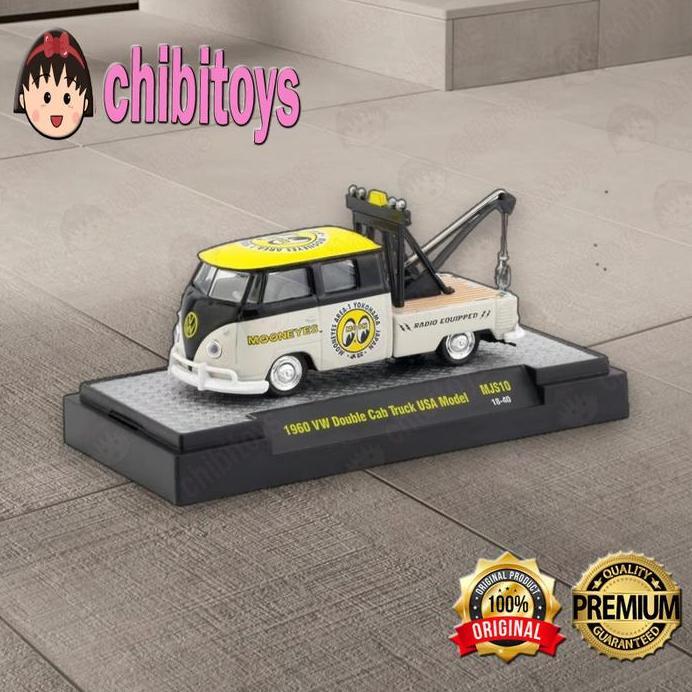 New  M2 Machines Mooneyes 1960 VW Volkswagen Double Cab Truck USA Model Mijo Exclusive