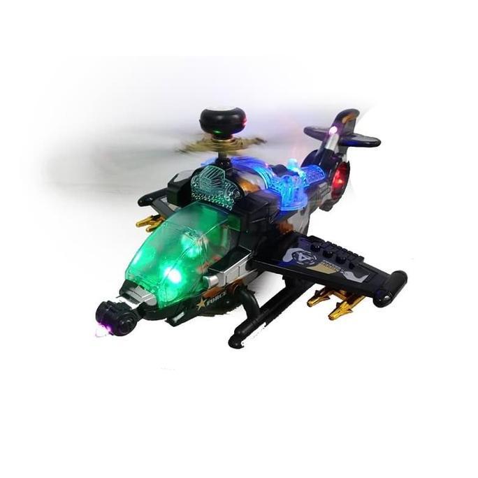 New !!! Mainan Anak Helikopter Perang Apache