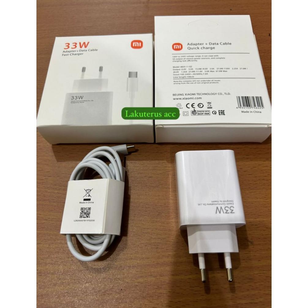 PROMO TERBARU Charger xiaomi 33wat  watt oril type c  charge 33w Remdi 9a/5a/7a/R note 8/9pro/Mi 10 