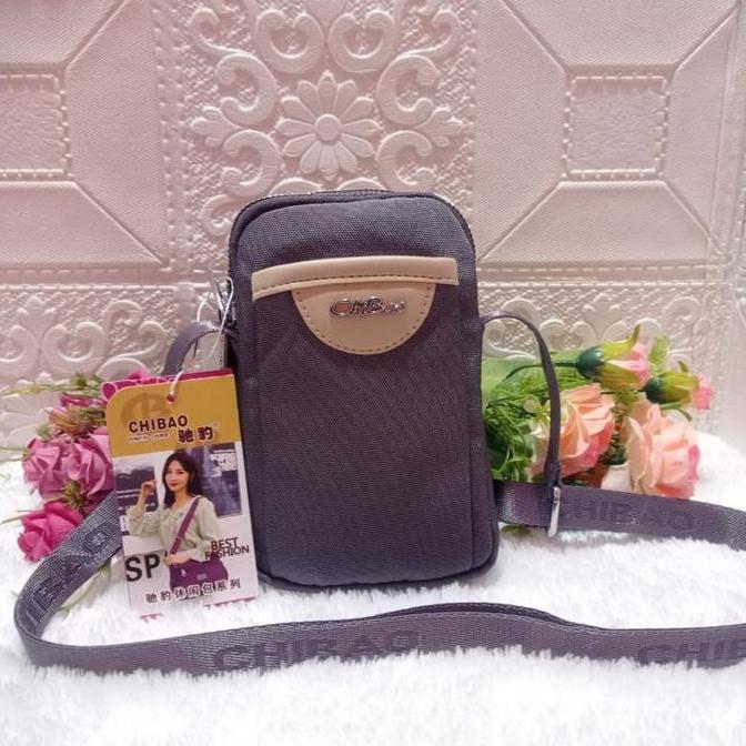 New  TAS SELEMPANG MINI POUCH HP CHIBAO IMPORT 1667 Kanvas Wanita Canvas