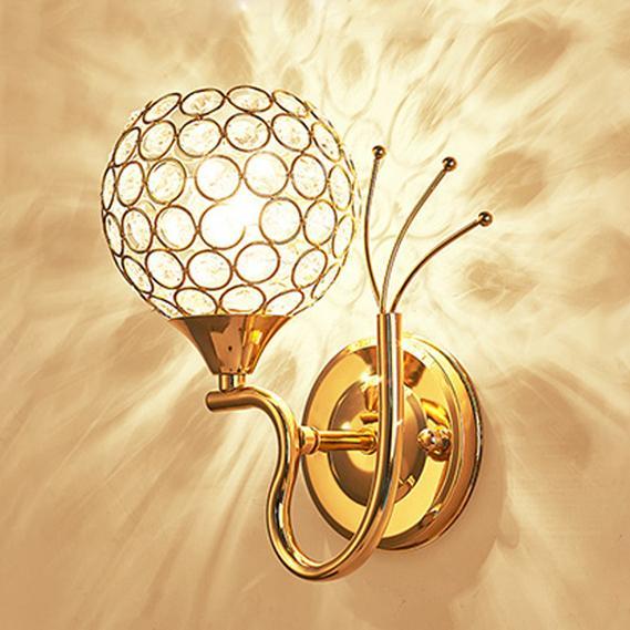 Grosir Lampu Hias Dinding Minimalis Lampu Gantung Kristal Lampu Dinding Kristal Gaya Modern