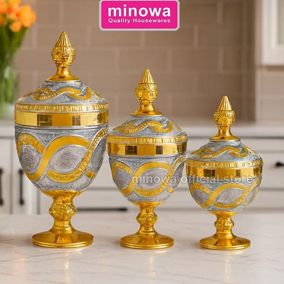 MINOWA STOPLES GOLD CRYSTAL / STOPLES KACA/ STOPLES PAJANGAN/ STOPLES SNACK/ STOPLES MEWAH SIZE S, M