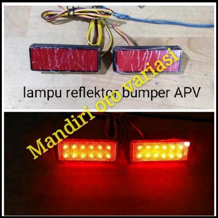 TERLARIS LAMPU REFLEKTOR BUMPER MOBIL APV ARENA 