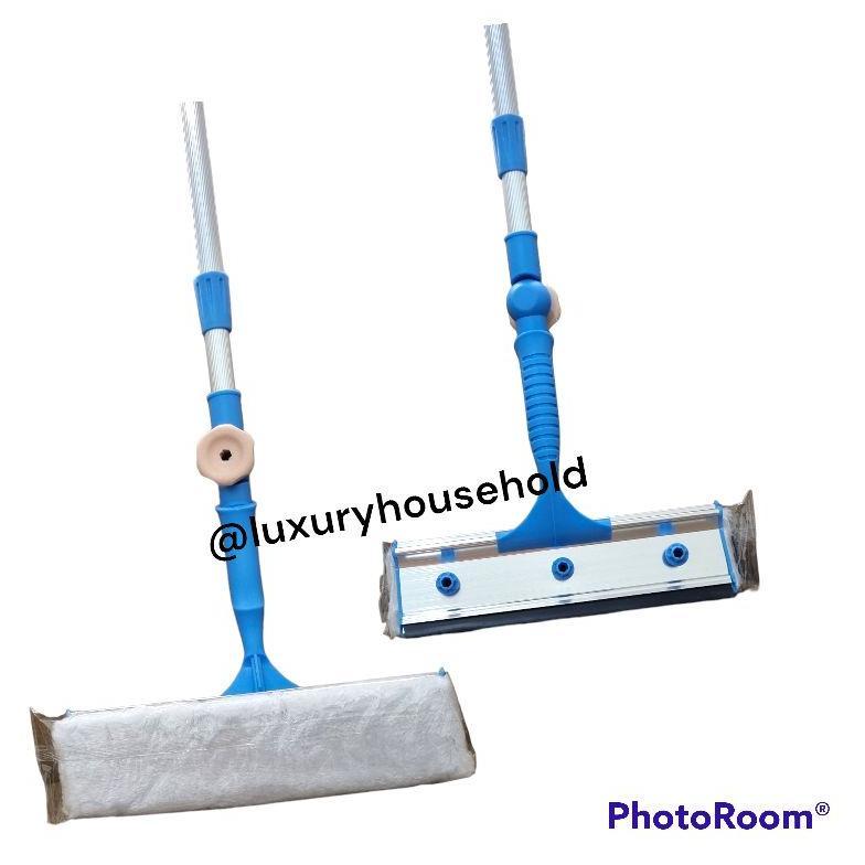 BIG SALE Bossy Indostar Wiper teleskopik 2 in1 Alat Pembersih kaca WIndow Wiper Serbaguna