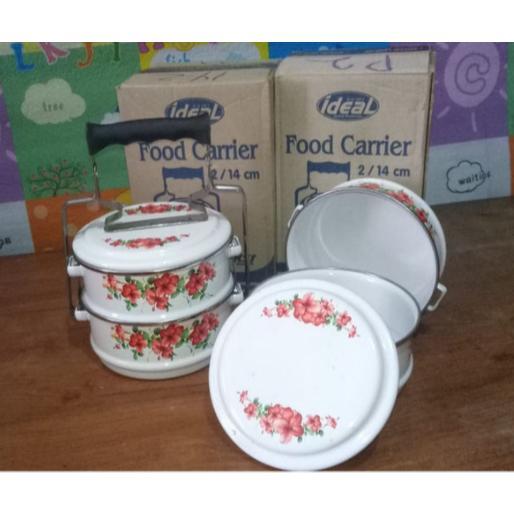 Promo Terbaru Rantang Susun Warna Putih - Food Carrier / Ideal / Enamel