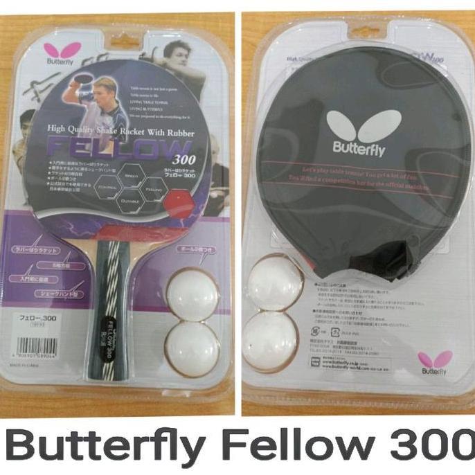 Bat tenis meja bet pingpong Butterfly Fellow 300
