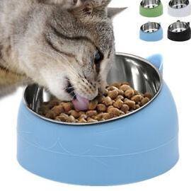 Pet Bowl / Tempat Makan Kucing Anjing / Mangkuk Anjing Mangkuk Kucing Stainless Steel / Mangkuk Stai