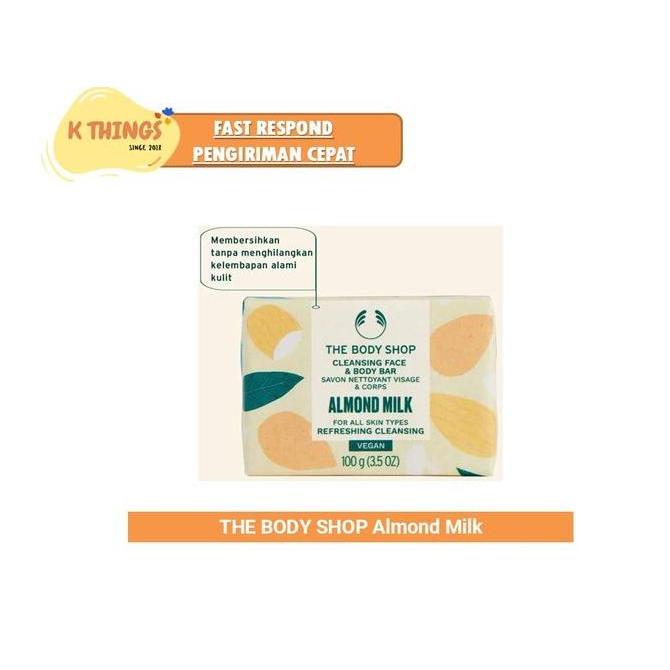 Fupp- The Body Shop Sabun Batang Olive Satsuma Strawberry British Rose Shea Almond Milk Fuji Green T