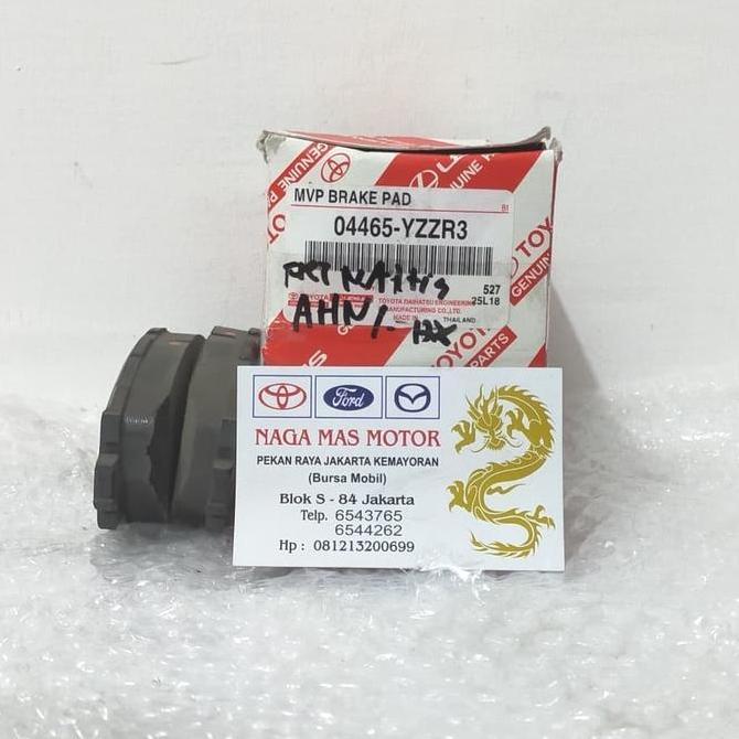 Kampas Rem Depan Toyota New Altis/Sienta 04465-Yzzr3