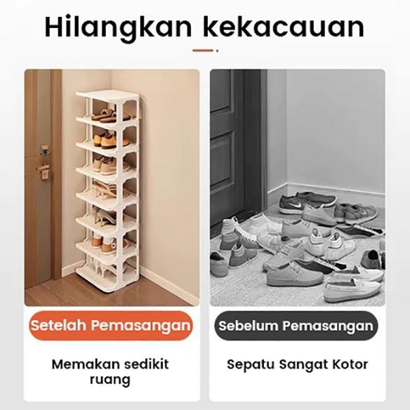 Grosir Rak Sepatu Tempat Sandal  Rak Sandal Plastik Rak Plastik Serbaguna Multifungsi