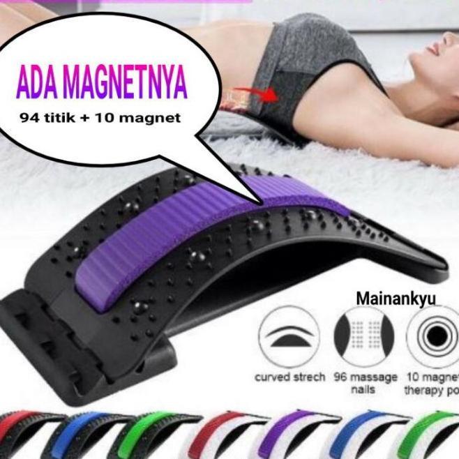 Orthopedi Akupuntur + Magnetic Sandaran Punggung Terapi Sakit Pinggang 10 Magnet Orthoplus Ortopedi