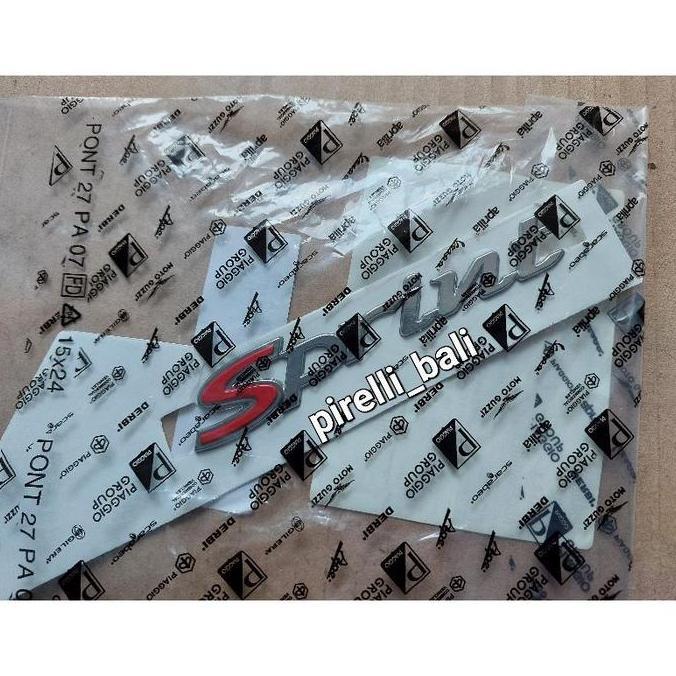 Sticker Sprint Body Samping Ori Emblem Stiker Vespa