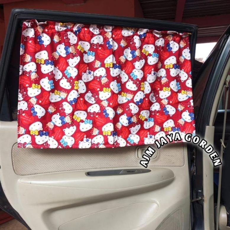 TERBARU tirai mobil anak bayi/gorden mobil tempel / gorden mobil kaca samping / tirai mobil / gorden