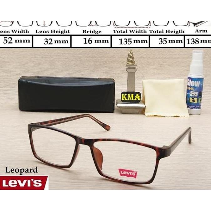 New kacamata LEVIS frame kacamata levis kacamata minus frame kotak levis murah
