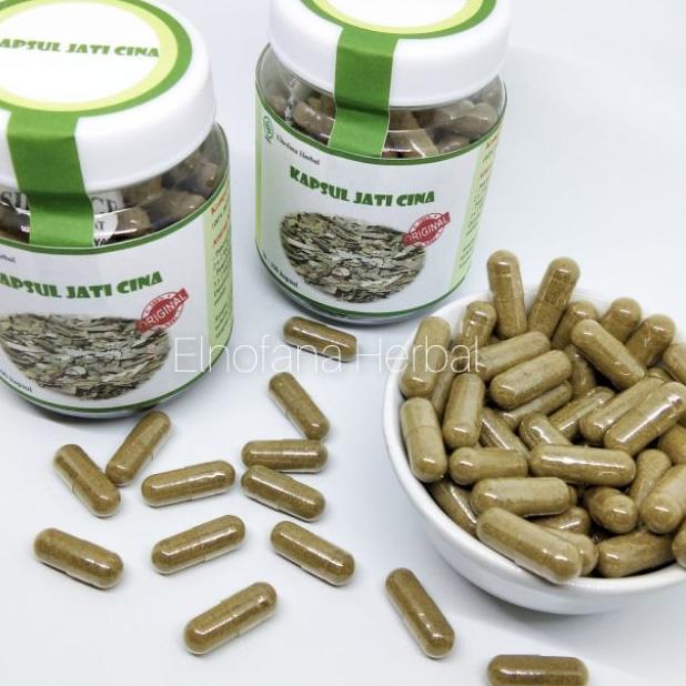 Kapsul Daun Jati Cina (Daun Jati Cina 100% Original) Isi 100