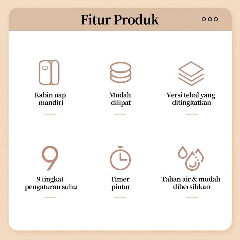 BEST SALE BENBO Sauna Uap Lipat / Sauna Uap Rumah Tangga /Mesin Sauna Uap Portable/Sauna Portable Sp