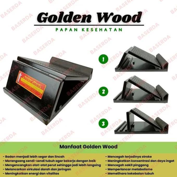 Papan Miring Kesehatan Golden Wood Papan Kesehatan