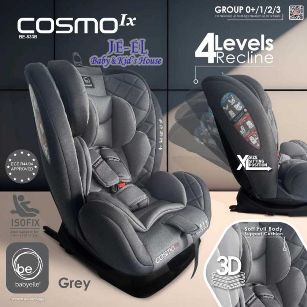NEW BabyElle Car Seat Cosmo IX Isofix  BE - 833   /  Kursi Mobil Bayi