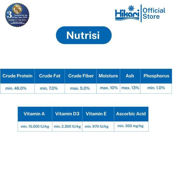 Skyfish- Hikari Vibra Bites Baby 37Gr - Pakan Ikan Pengganti Makanan Hidup Cacing Darah