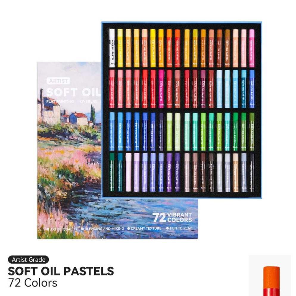 ARRTX ARTIST SOFT OIL PASTEL 72 COLORS