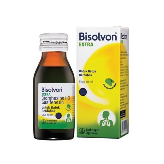 Bisolvon Extra (Pepermin) 60Ml / Obat Batuk / Batuk Berdahak