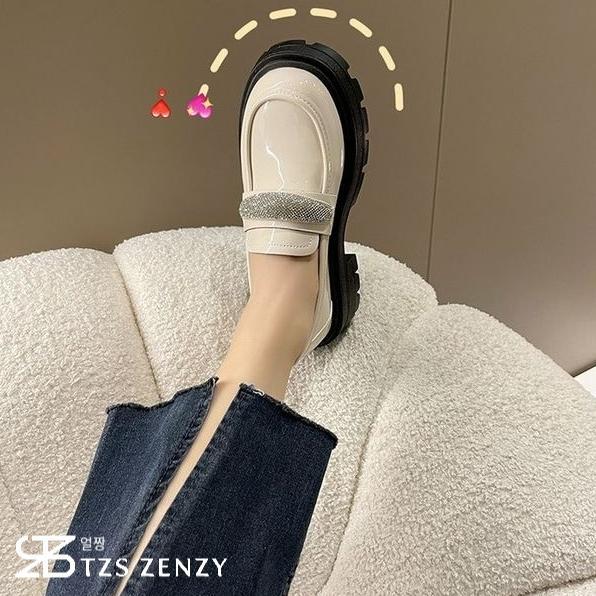 ORIGINAL TZS Zenzy Seohee Loafers - Sepatu Loafers Wanita - Sepatu Platform Wanita - Docmart Wanita 