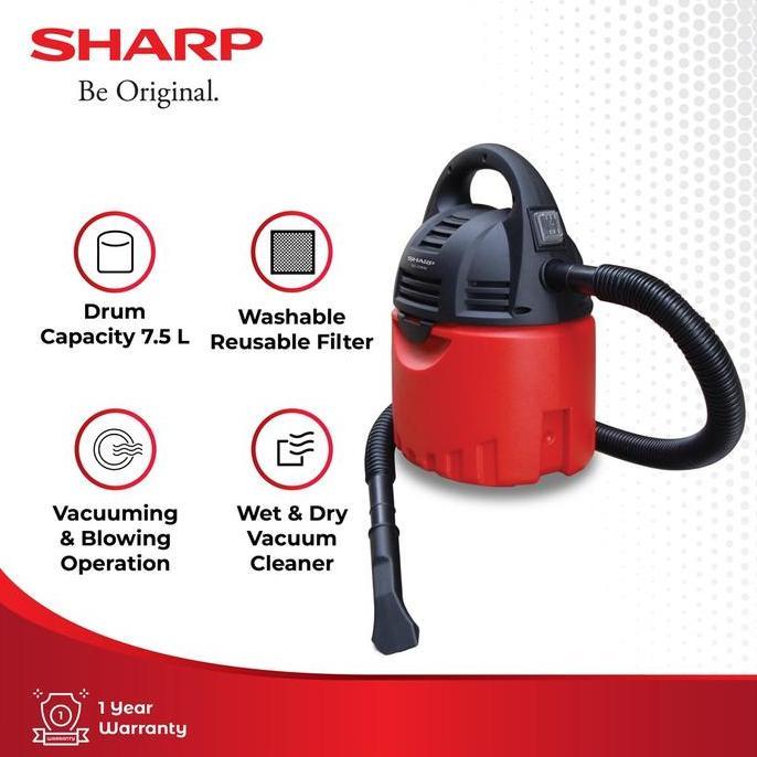 NEW PRICE - Sharp Vacuum Cleaner EC-CW60 Red 600 Watt