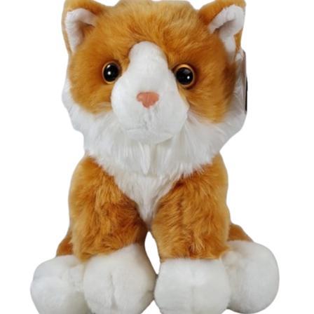 Flash Sale Boneka Binatang Kucing Angora Cute Unik  Ukuran M Cocok Untuk Hadiah Mainan Anak Anak
