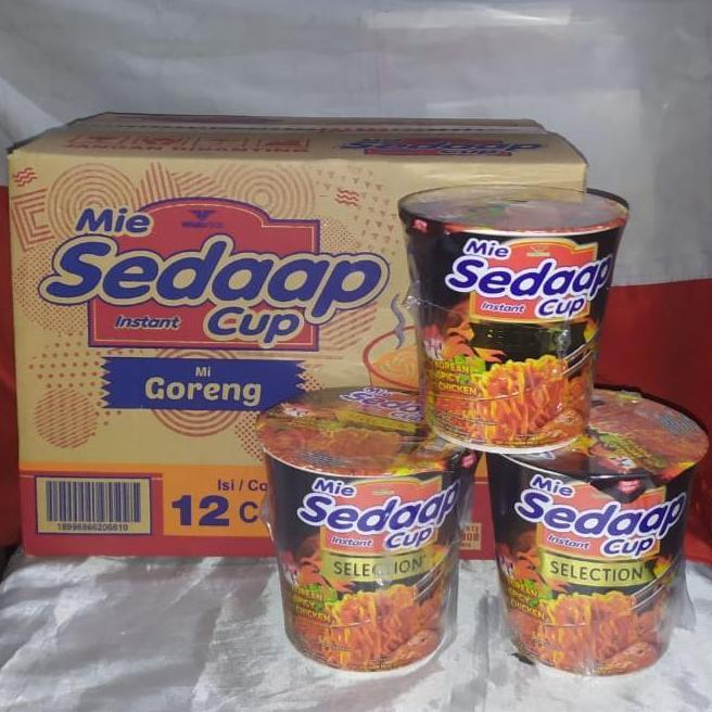 NEW MIE SEDAP CUP SELECTION GORENG KOREAN SPICY CHICKEN 1 DUS ORI