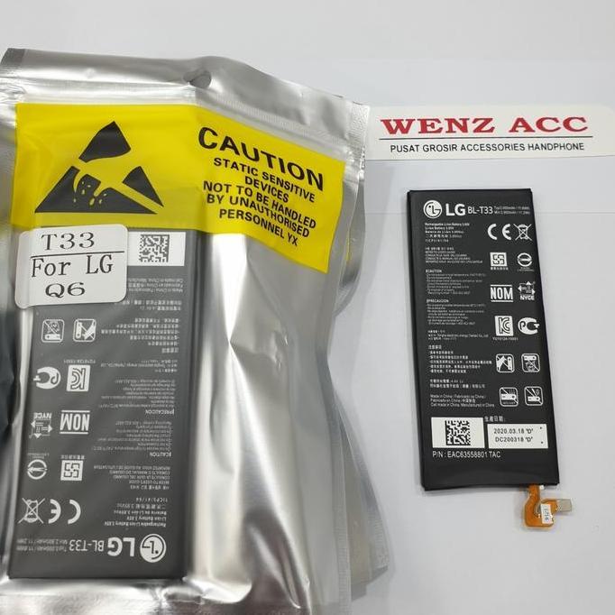 Grosir Baterai Batre Lg Q6 Bl-T33 Bl T33 Blt33 Original