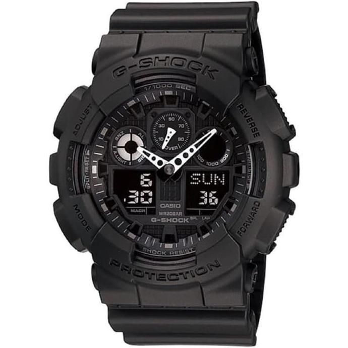 CASIO G-SHOCK GA-100-1A1 / GSHOCK GA100 ORIGINAL & BERGARANSI