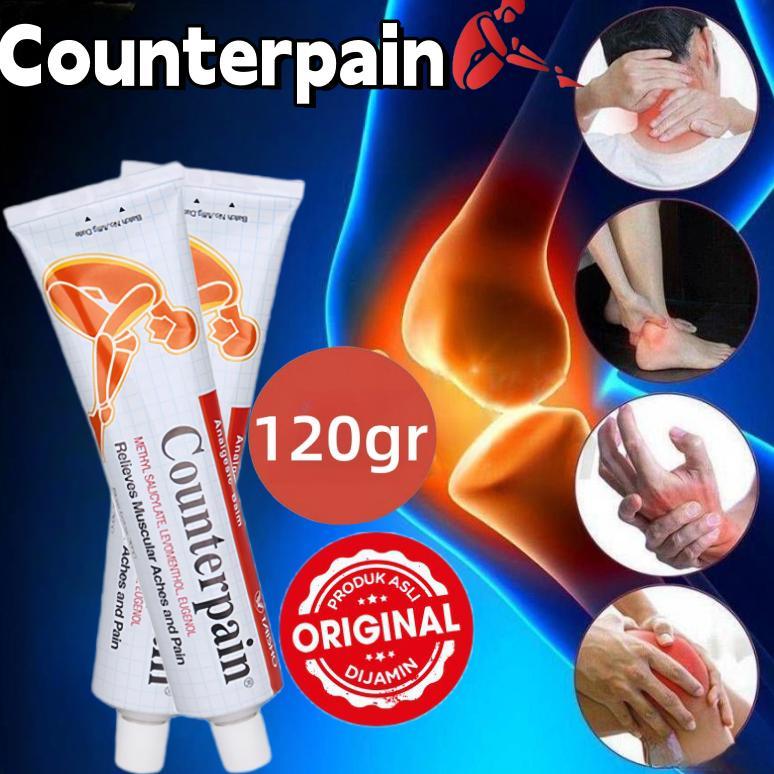 Terlaris EXP:2028 ORI Taisho Counterpain Cream 120gr /Krim Analgesic Balm- Pereda Nyeri Otot & Sendi