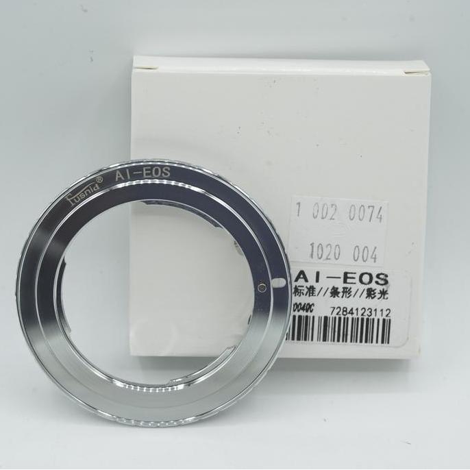 HARGA DISC - FUSNID Lens Adapter - Lensa Nikon AI to Body Canon DSLR / Nikon - EOS