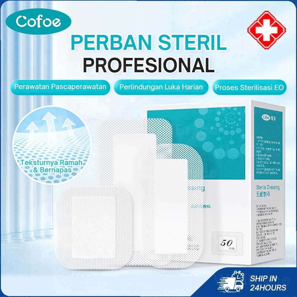 Terlaris Cofoe Plester Putih Medis Perban Luka Operasi Caesar perekat Luka Operasi Medical Wound Dre