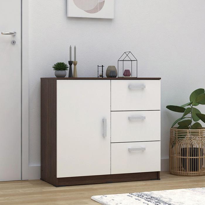 Lemari Serbaguna 80 cm Putih / Lemari Sideboard / Meja serbaguna