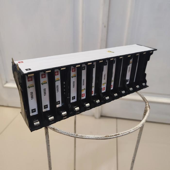 BATERAI CUSTOM 18650  HOLDER 12V 24 SLOT