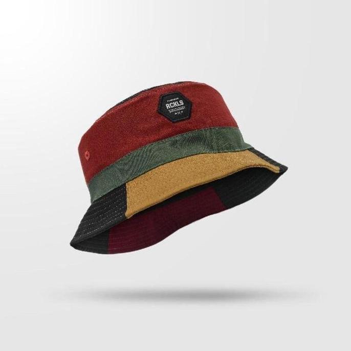 RCKLS. Bucket Hat Rainbow | Topi Distro | Topi Bucket Dewasa