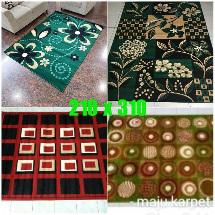 karpet lantai minimalis moderno ukuran 210 x 310