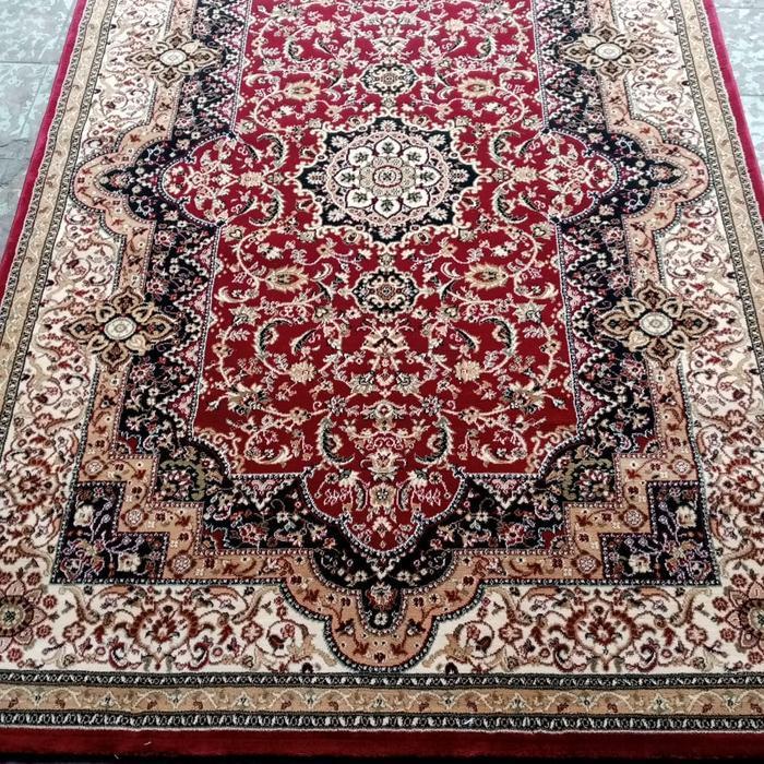 karpet permadani turki asli kualitas lembut motif klasikk