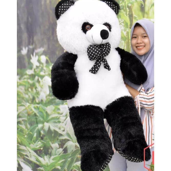 Saless Boneka Panda Super Jumbo 1 Meter Boneka Panda Jumbo Boneka Teddy Bear