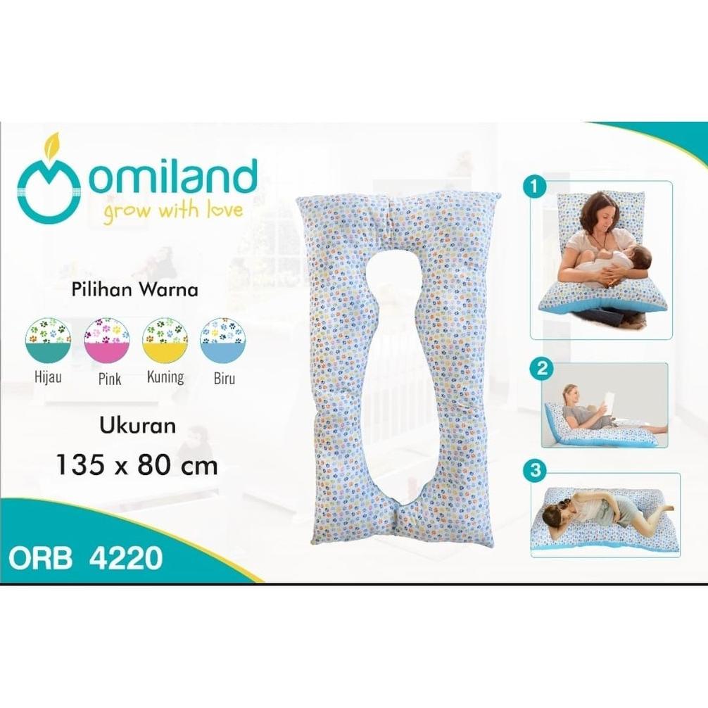 Viral !!! Omiland - Bantal Hamil Katun Silikon Nyaman