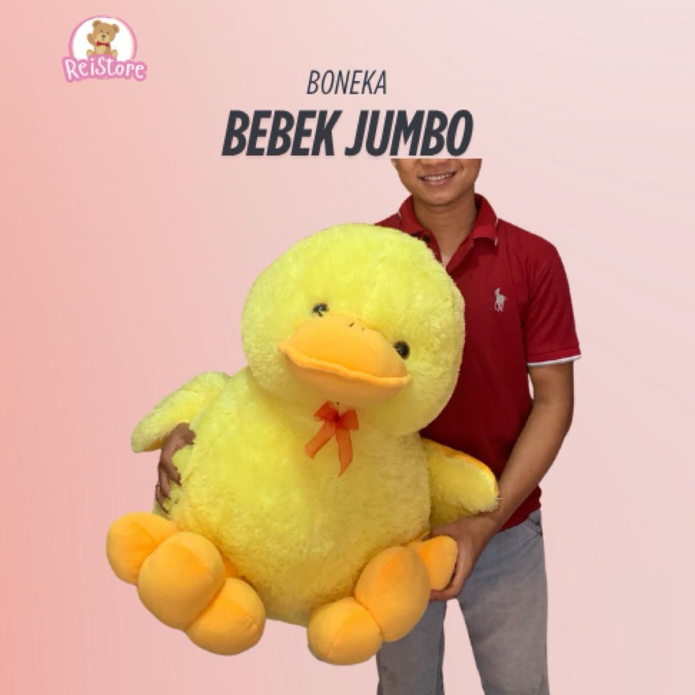 Berkualitas Boneka Bebek Jumbo Ukuran Besar | Boneka Bebek Lucu Lembut Bahan Premium | Bisa Cod