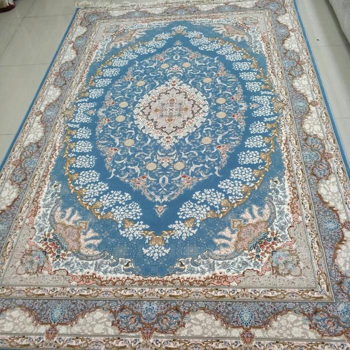 karpet permadani iran top kuality 150x220 bahan silk