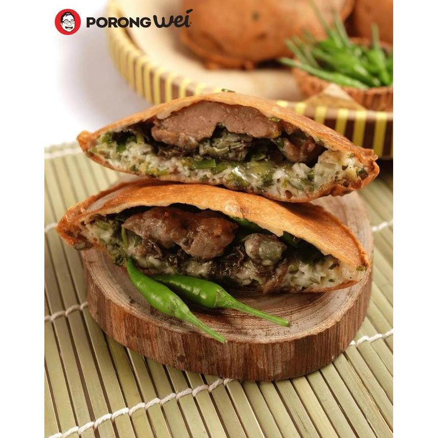 NEW PORONG WEI- OTE OTE PORK PAKET RAME ISI 5PACK [KUE TIRAM/ OYSTER CAKE] FROZEN FOOD ORI