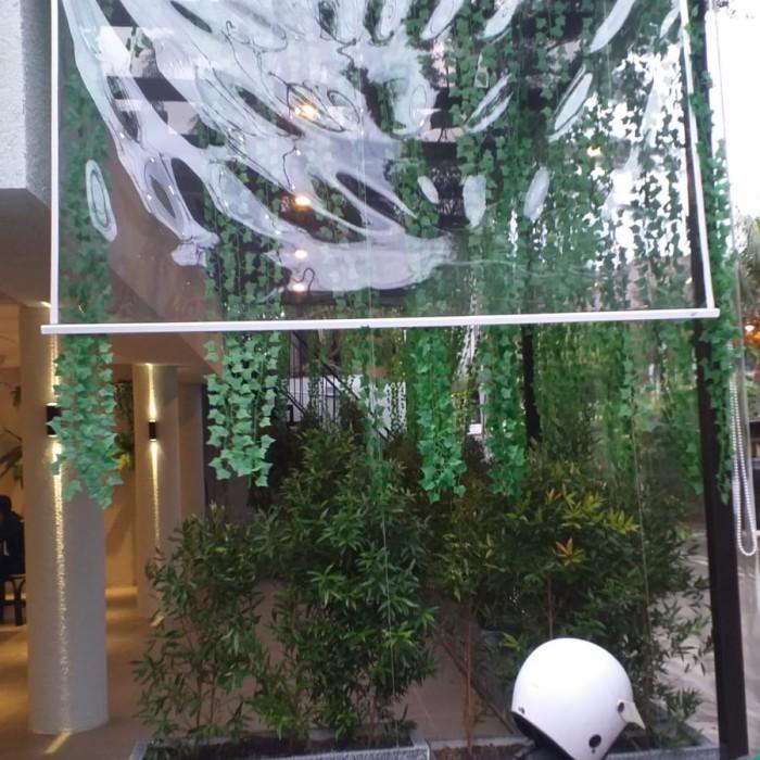 Tirai Plastik outdoor Roller plastik Tirai PVC Custom