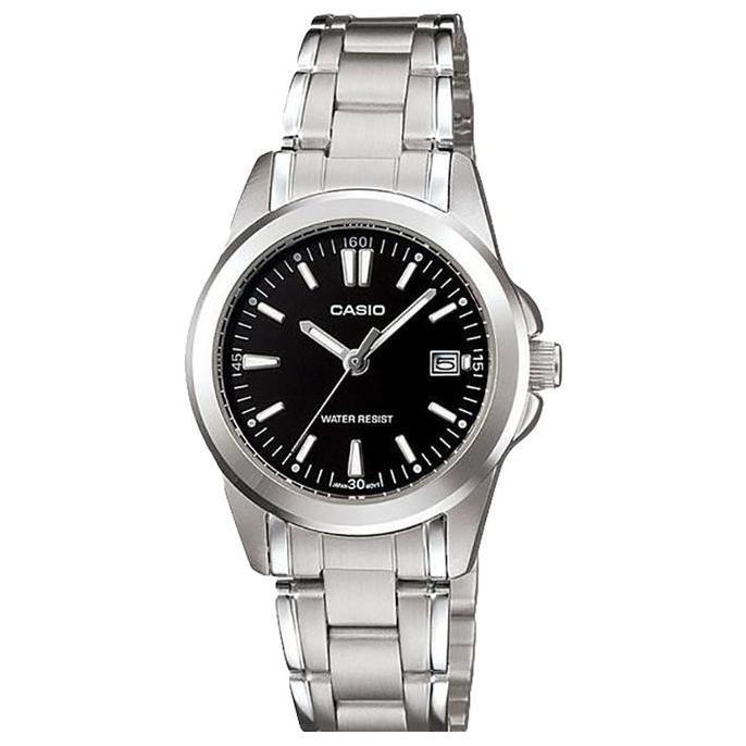 Jam Tangan Wanita Casio Standard LTP-1215A-1A2DF LTP1215 LTP-1215A Enticer Stainless Steel Band