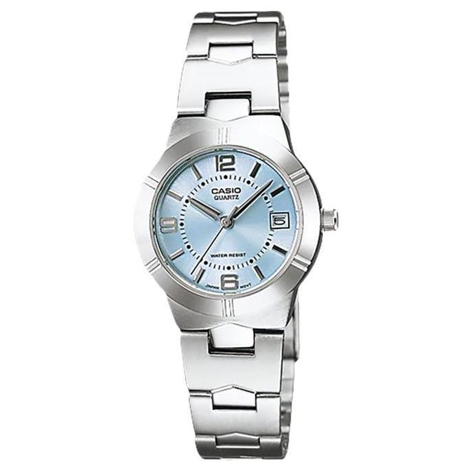 Jam Tangan Wanita Analog Casio Standard LTP-1241D-2ADF LTP1241 LTP-1241D Stainless Steel Band