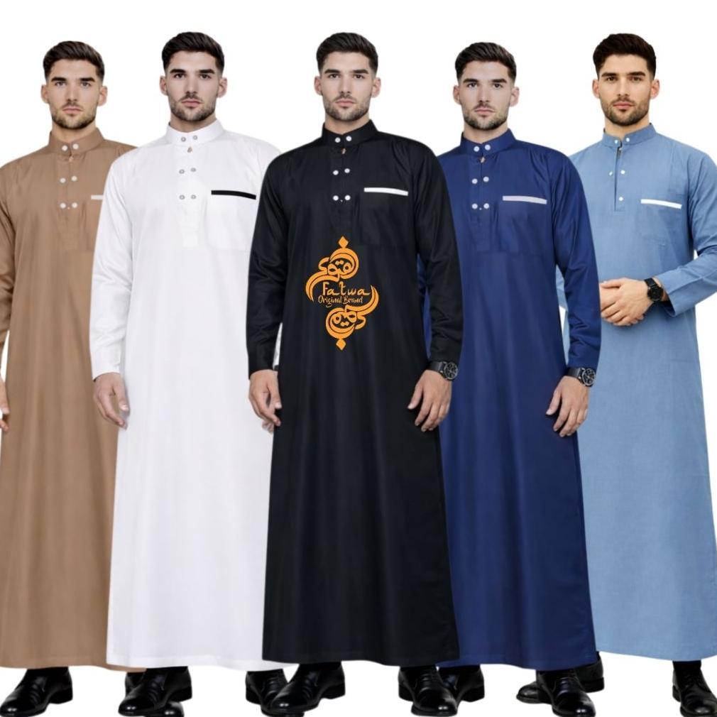 TERBARU (COD JUBAH SULTAN) JUBAH PRIA REMAJA DEWASA EMBOS / GAMIS PRIA EMBOS / GAMIS ALHARBI TERMURA